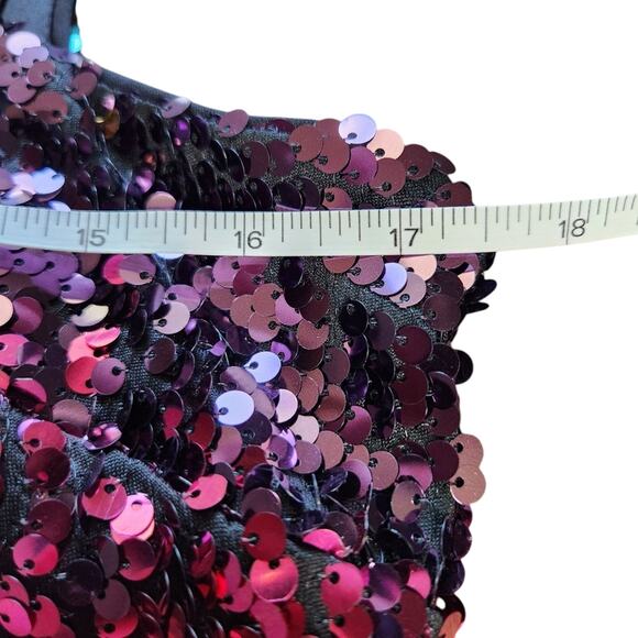 GUESS multicolor sequin sheath dress size 12 - Picture 10 of 12